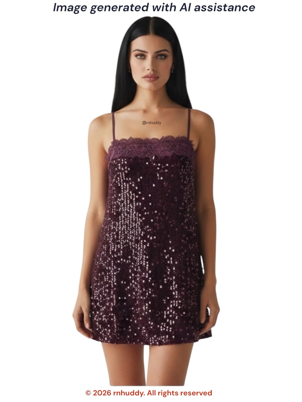 Free People L that girl sequin mini slip dress
